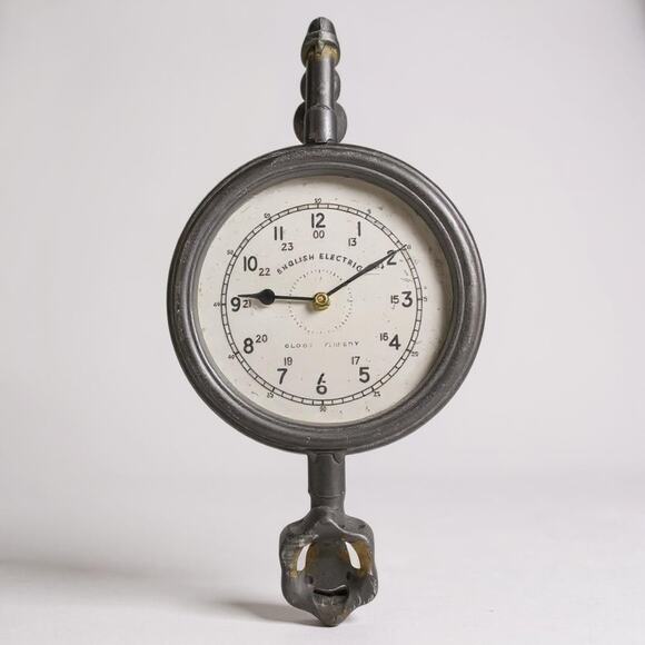 Industrial Old-Style Pipe Clock Plumbing Pipes Plumber Hobby Lobby 14” Length - Picture 1 of 10
